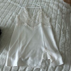 Victorias Secret white lace mini dress size small